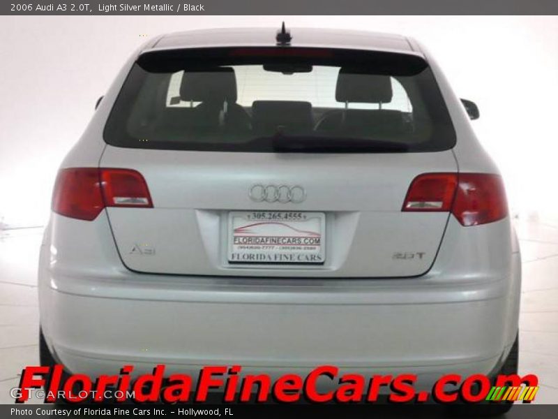 Light Silver Metallic / Black 2006 Audi A3 2.0T