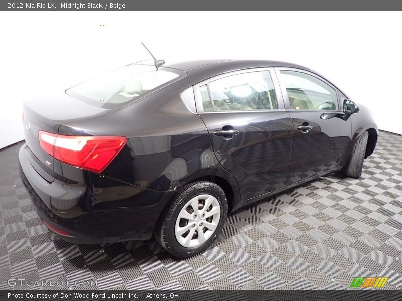 Midnight Black / Beige 2012 Kia Rio LX