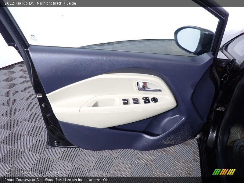 Midnight Black / Beige 2012 Kia Rio LX