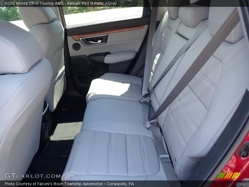 Radiant Red Metallic / Gray 2020 Honda CR-V Touring AWD