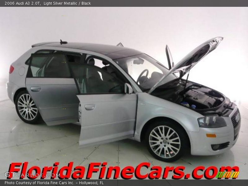 Light Silver Metallic / Black 2006 Audi A3 2.0T