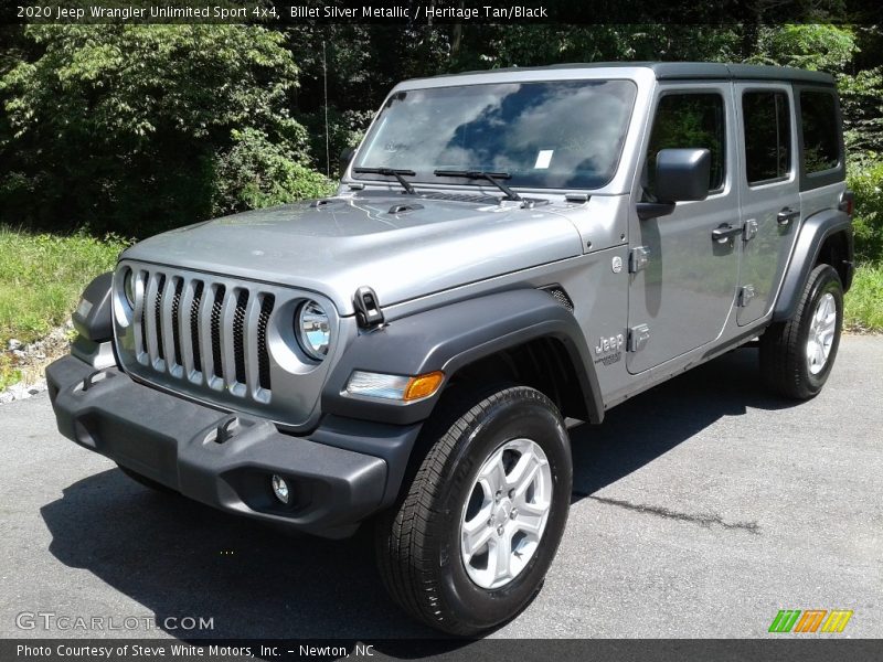 Front 3/4 View of 2020 Wrangler Unlimited Sport 4x4