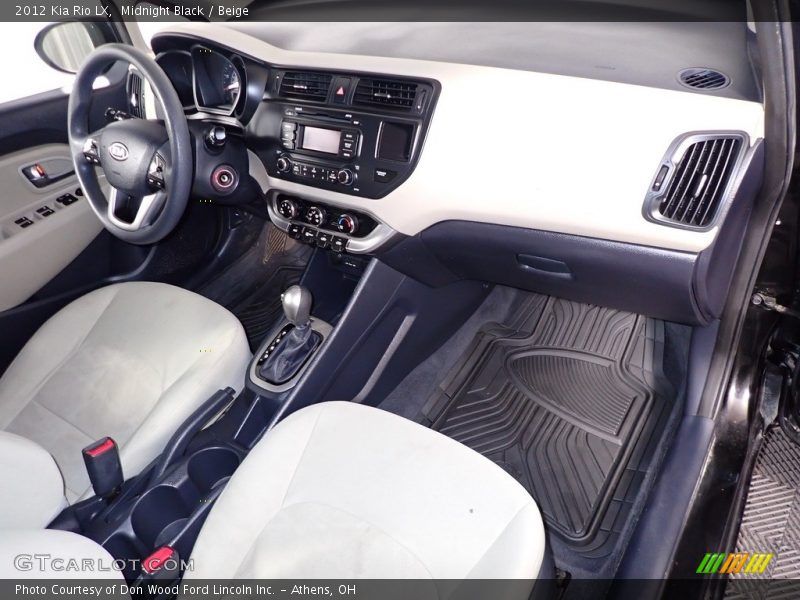 Midnight Black / Beige 2012 Kia Rio LX