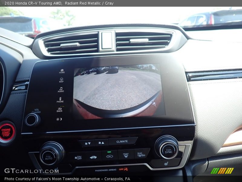 Radiant Red Metallic / Gray 2020 Honda CR-V Touring AWD