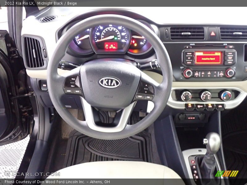 Midnight Black / Beige 2012 Kia Rio LX