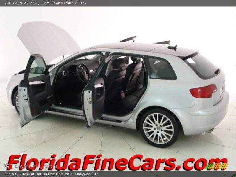 Light Silver Metallic / Black 2006 Audi A3 2.0T