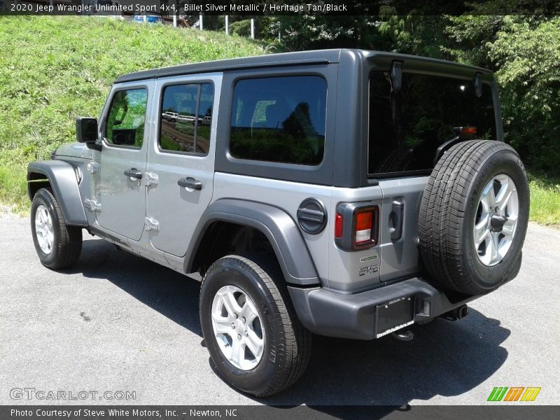 Billet Silver Metallic / Heritage Tan/Black 2020 Jeep Wrangler Unlimited Sport 4x4