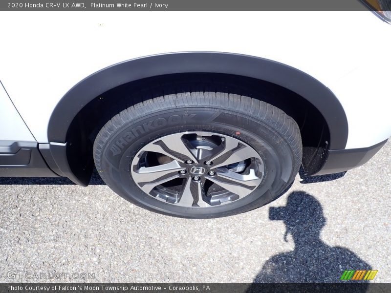 Platinum White Pearl / Ivory 2020 Honda CR-V LX AWD