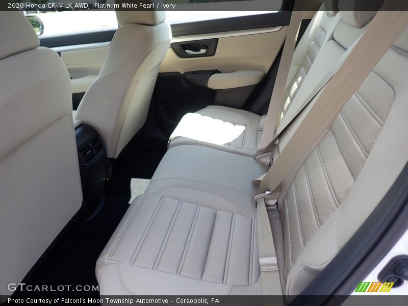 Platinum White Pearl / Ivory 2020 Honda CR-V LX AWD