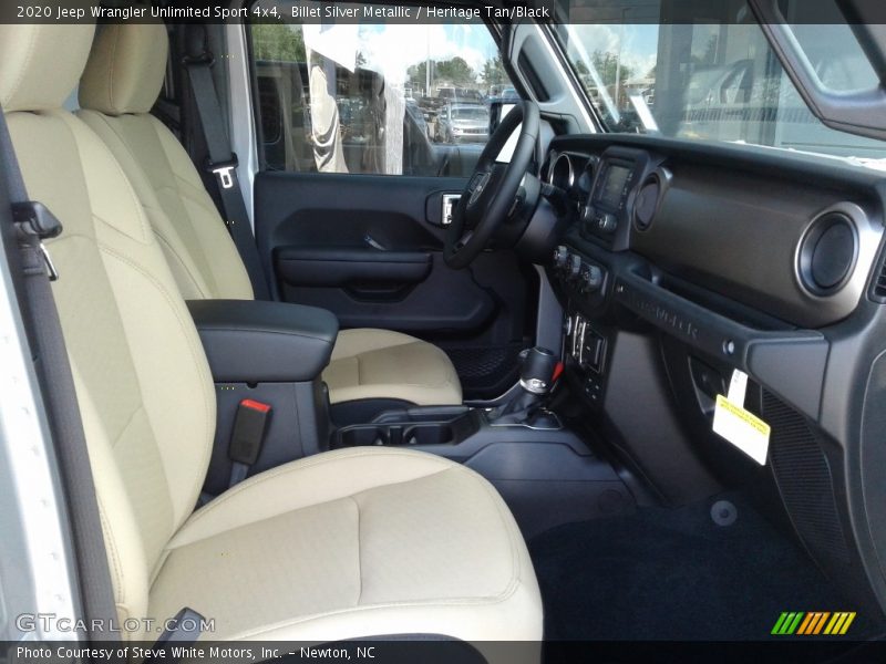 Front Seat of 2020 Wrangler Unlimited Sport 4x4