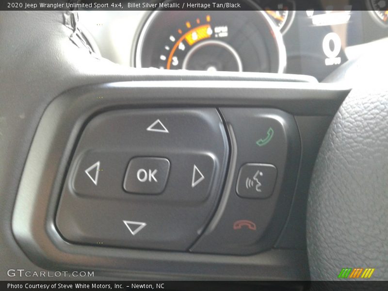 Billet Silver Metallic / Heritage Tan/Black 2020 Jeep Wrangler Unlimited Sport 4x4