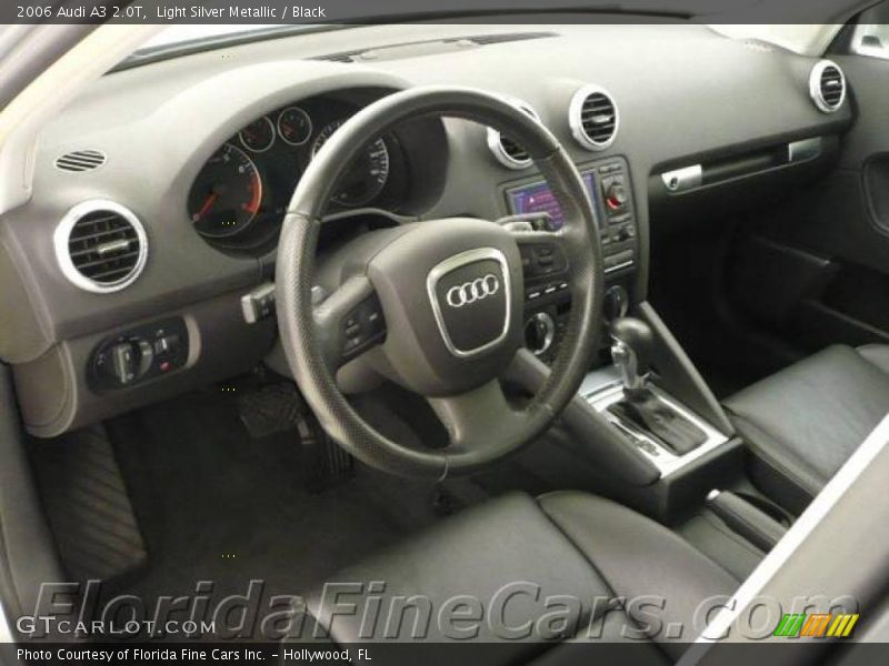 Light Silver Metallic / Black 2006 Audi A3 2.0T
