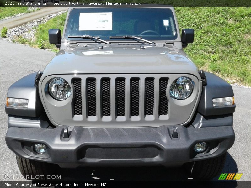 Sting-Gray / Heritage Tan/Black 2020 Jeep Wrangler Unlimited Sport 4x4