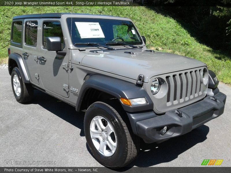 Sting-Gray / Heritage Tan/Black 2020 Jeep Wrangler Unlimited Sport 4x4