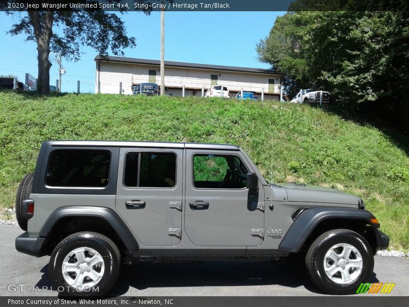 Sting-Gray / Heritage Tan/Black 2020 Jeep Wrangler Unlimited Sport 4x4