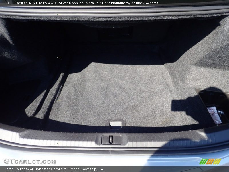 Silver Moonlight Metallic / Light Platinum w/Jet Black Accents 2017 Cadillac ATS Luxury AWD