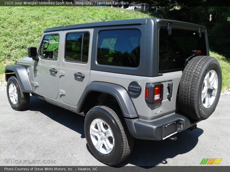 Sting-Gray / Heritage Tan/Black 2020 Jeep Wrangler Unlimited Sport 4x4