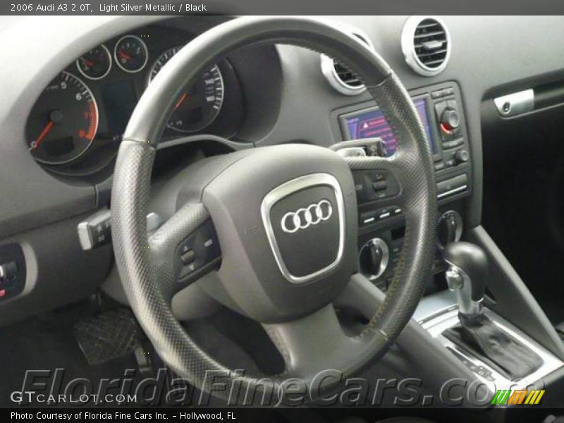 Light Silver Metallic / Black 2006 Audi A3 2.0T
