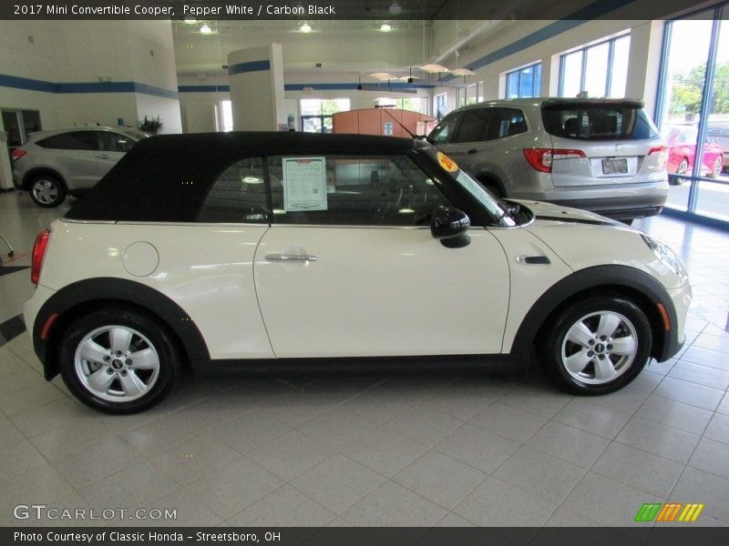  2017 Convertible Cooper Pepper White