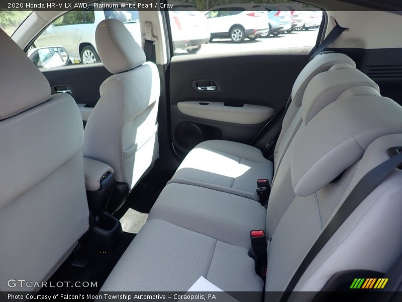 Platinum White Pearl / Gray 2020 Honda HR-V LX AWD
