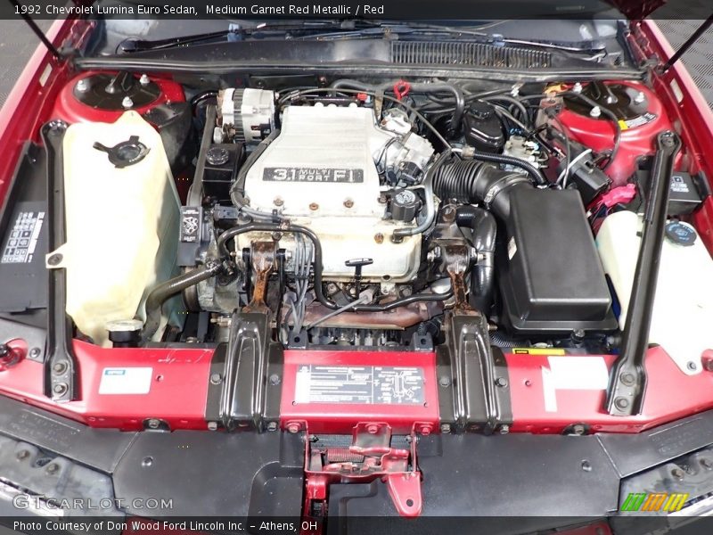  1992 Lumina Euro Sedan Engine - 3.1 Liter OHV 12-Valve V6