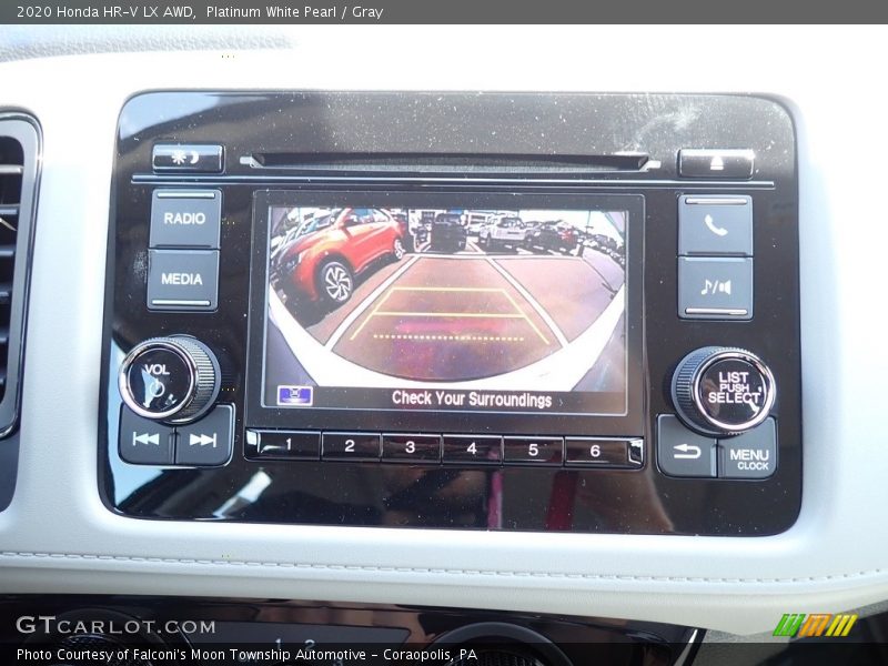 Platinum White Pearl / Gray 2020 Honda HR-V LX AWD