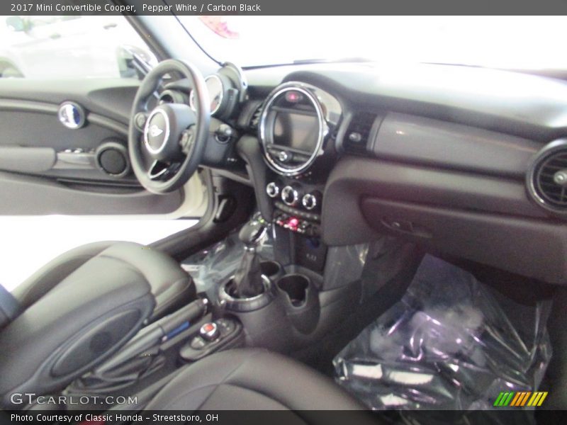 Pepper White / Carbon Black 2017 Mini Convertible Cooper