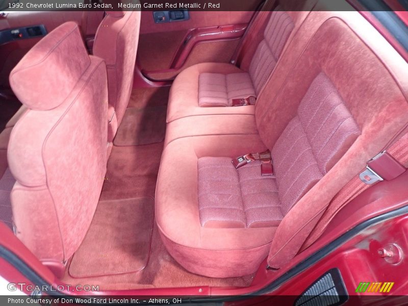 Rear Seat of 1992 Lumina Euro Sedan