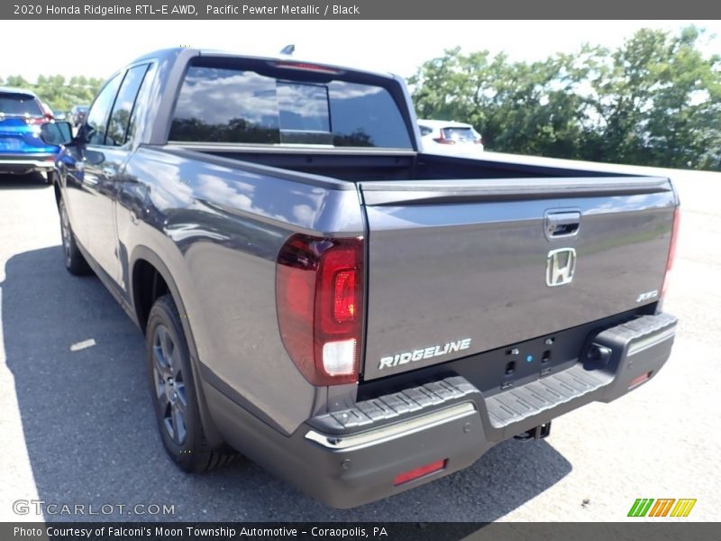 Pacific Pewter Metallic / Black 2020 Honda Ridgeline RTL-E AWD