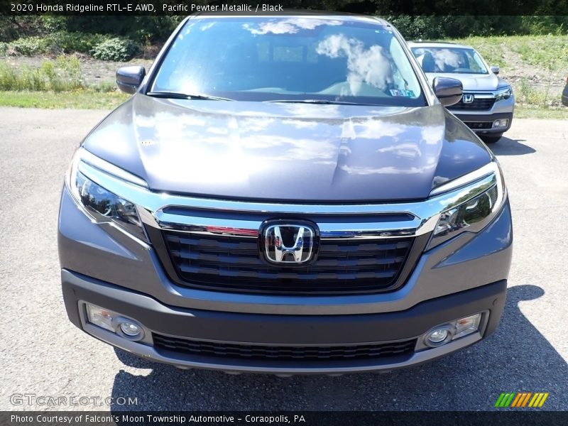 Pacific Pewter Metallic / Black 2020 Honda Ridgeline RTL-E AWD