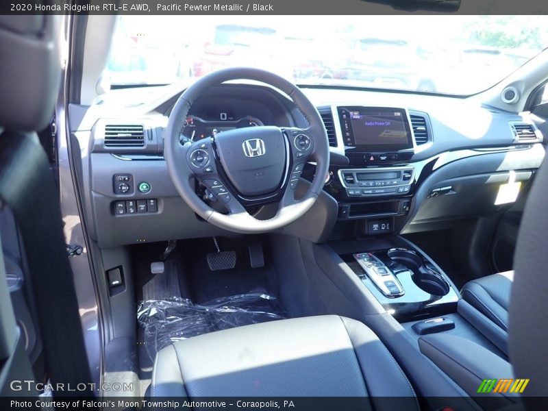 Pacific Pewter Metallic / Black 2020 Honda Ridgeline RTL-E AWD