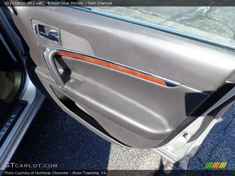 Brilliant Silver Metallic / Dark Charcoal 2010 Lincoln MKZ AWD