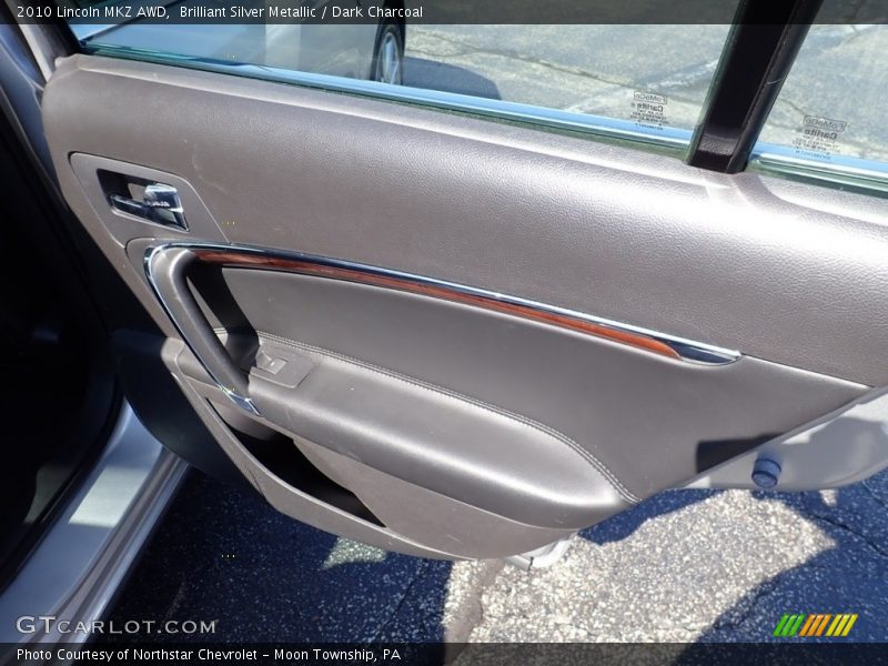 Brilliant Silver Metallic / Dark Charcoal 2010 Lincoln MKZ AWD