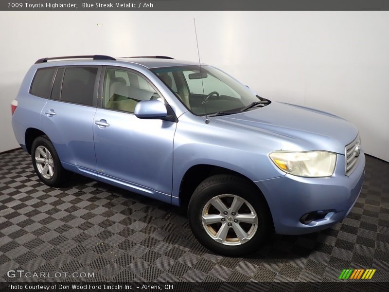 Blue Streak Metallic / Ash 2009 Toyota Highlander