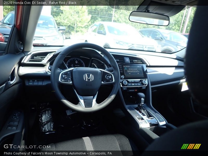 Rallye Red / Black 2020 Honda Civic EX Sedan