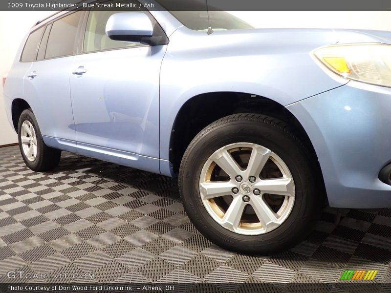 Blue Streak Metallic / Ash 2009 Toyota Highlander