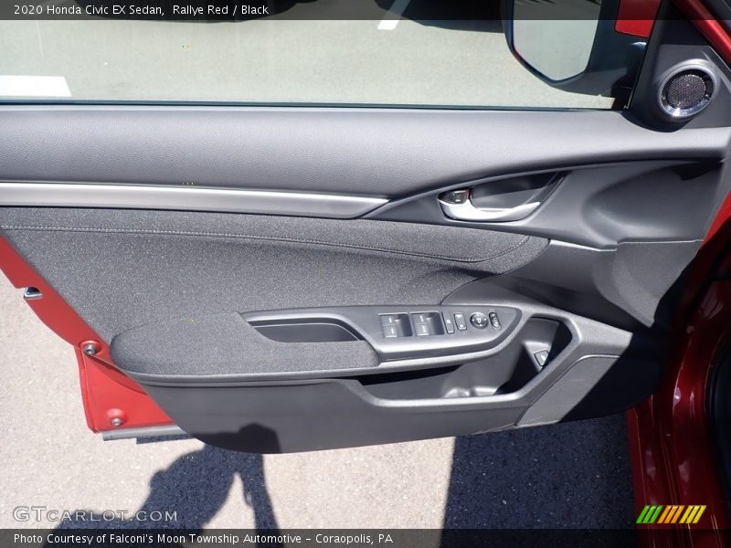 Rallye Red / Black 2020 Honda Civic EX Sedan