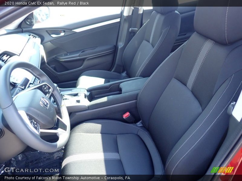 Rallye Red / Black 2020 Honda Civic EX Sedan