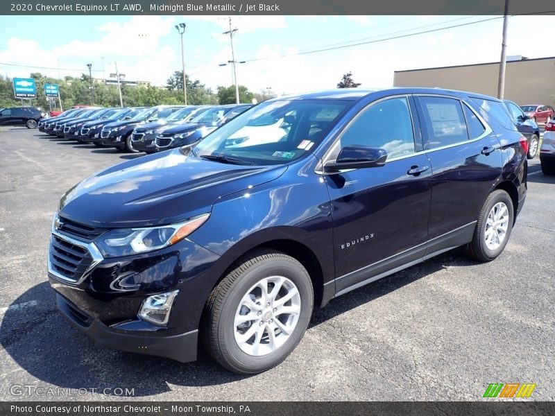 Midnight Blue Metallic / Jet Black 2020 Chevrolet Equinox LT AWD