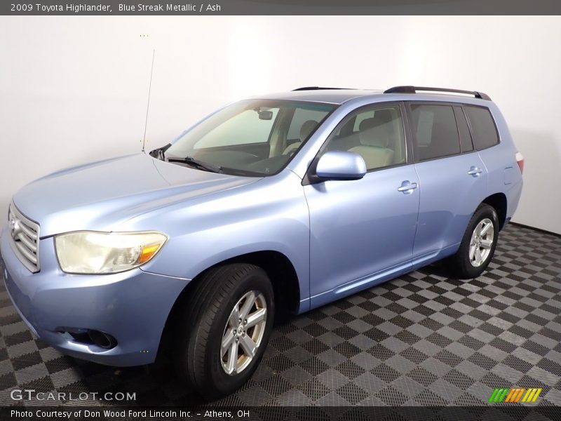 Blue Streak Metallic / Ash 2009 Toyota Highlander