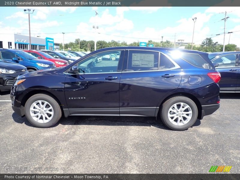 Midnight Blue Metallic / Jet Black 2020 Chevrolet Equinox LT AWD