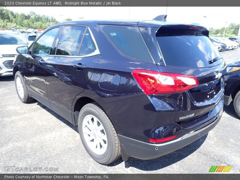 Midnight Blue Metallic / Jet Black 2020 Chevrolet Equinox LT AWD