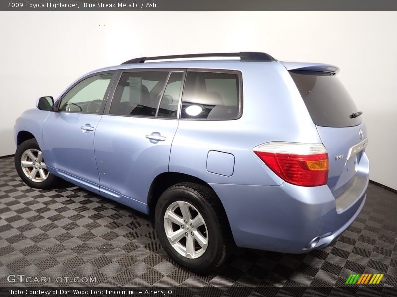 Blue Streak Metallic / Ash 2009 Toyota Highlander