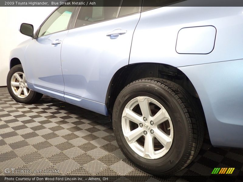 Blue Streak Metallic / Ash 2009 Toyota Highlander