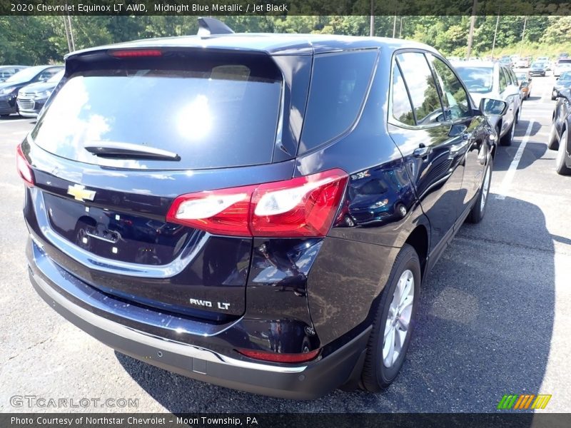Midnight Blue Metallic / Jet Black 2020 Chevrolet Equinox LT AWD
