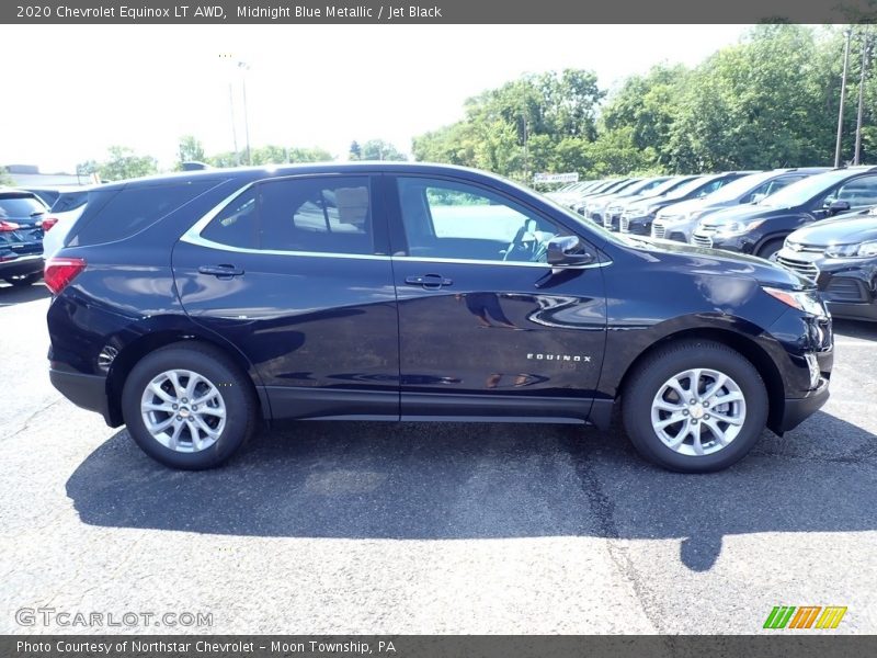Midnight Blue Metallic / Jet Black 2020 Chevrolet Equinox LT AWD