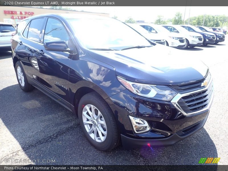 Midnight Blue Metallic / Jet Black 2020 Chevrolet Equinox LT AWD