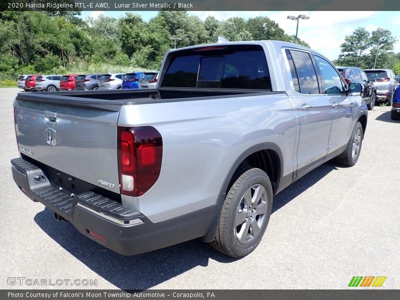 Lunar Silver Metallic / Black 2020 Honda Ridgeline RTL-E AWD