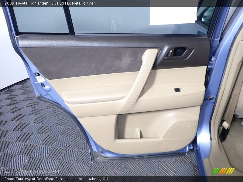 Blue Streak Metallic / Ash 2009 Toyota Highlander