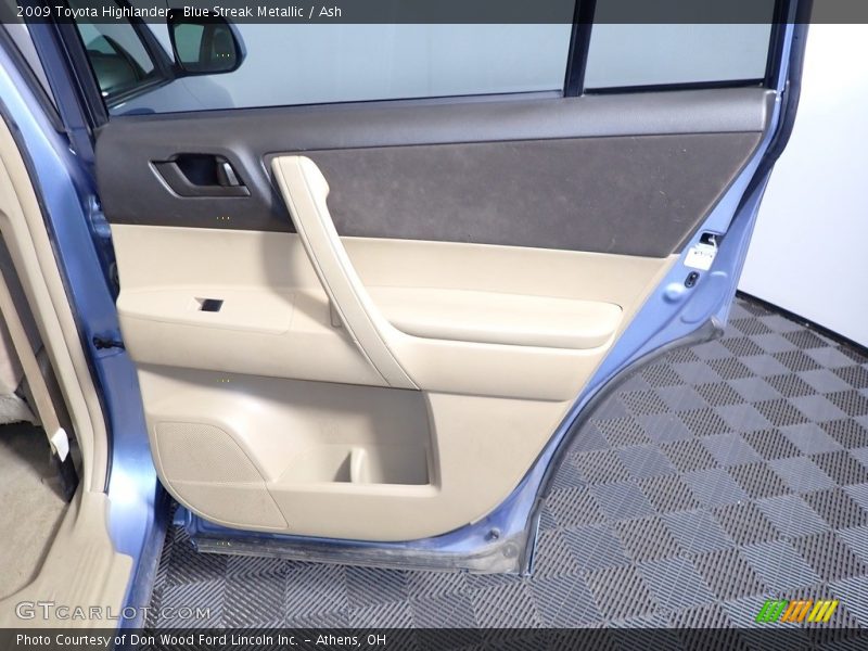 Blue Streak Metallic / Ash 2009 Toyota Highlander